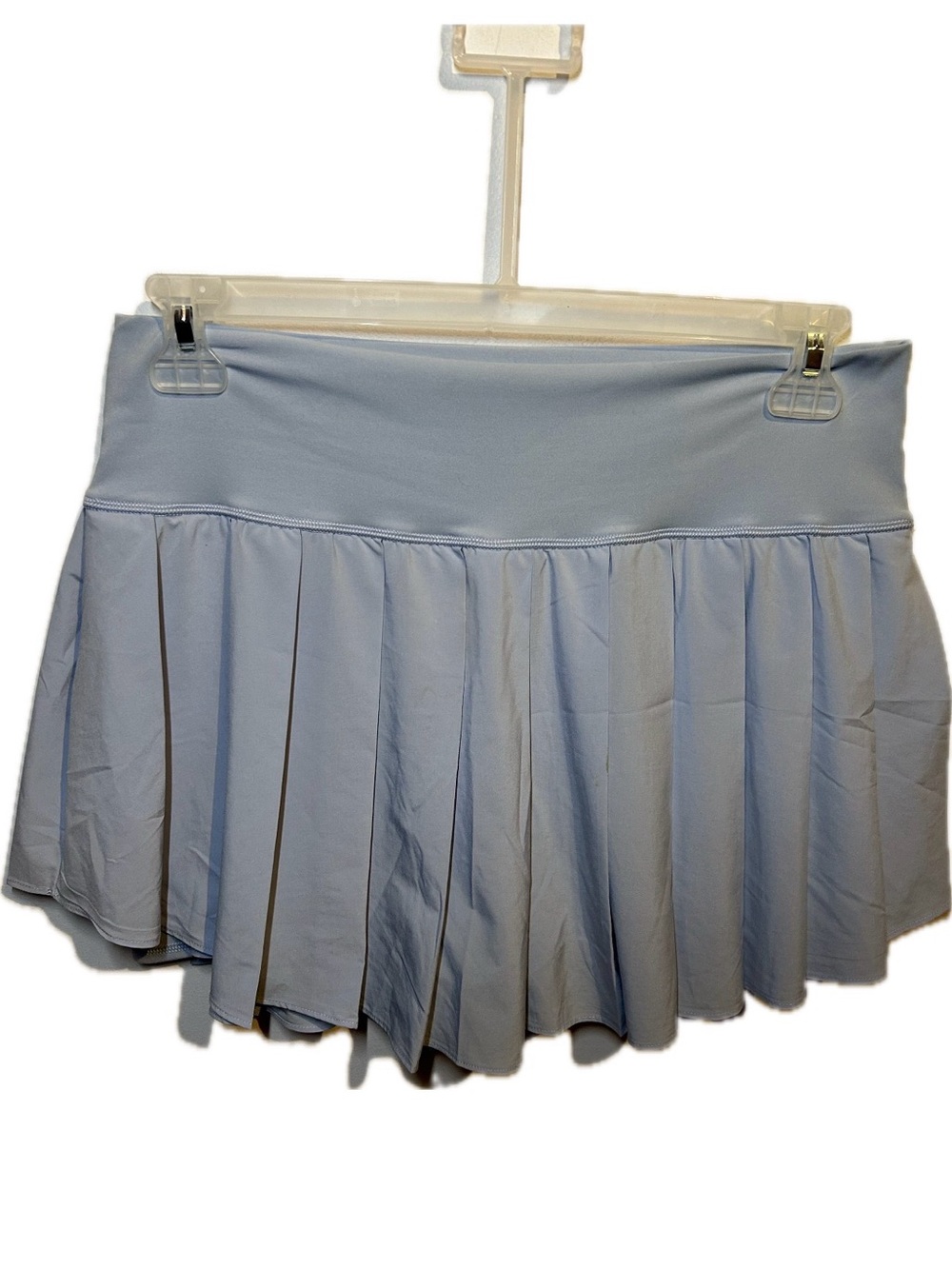 aerie Light Blue Pleated Mini Skort